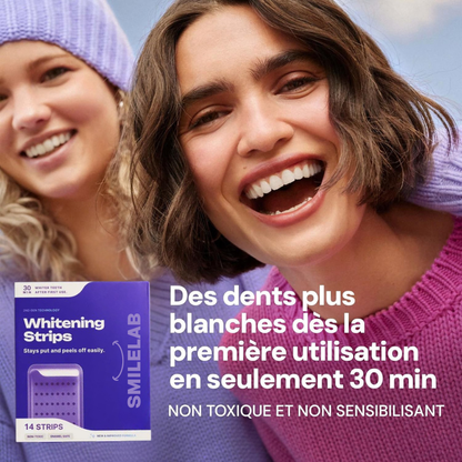 Bandes Blanchissantes – PAP+ Sans Peroxyde | SmileLab